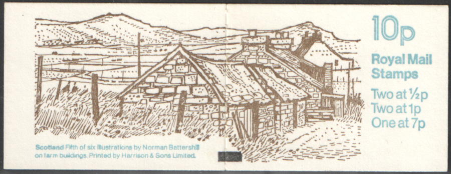 (image for) FA8 / DB6(8) + BMB Perf E1 Scotland 10p Folded Booklet